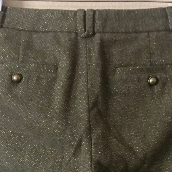 BANANA REPUBLIC Olive Logan Crop Pants - Picture 5 of 8